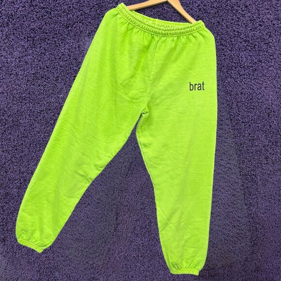 Charli XCX Brat Logo joggers size large - Picture 3 of 4